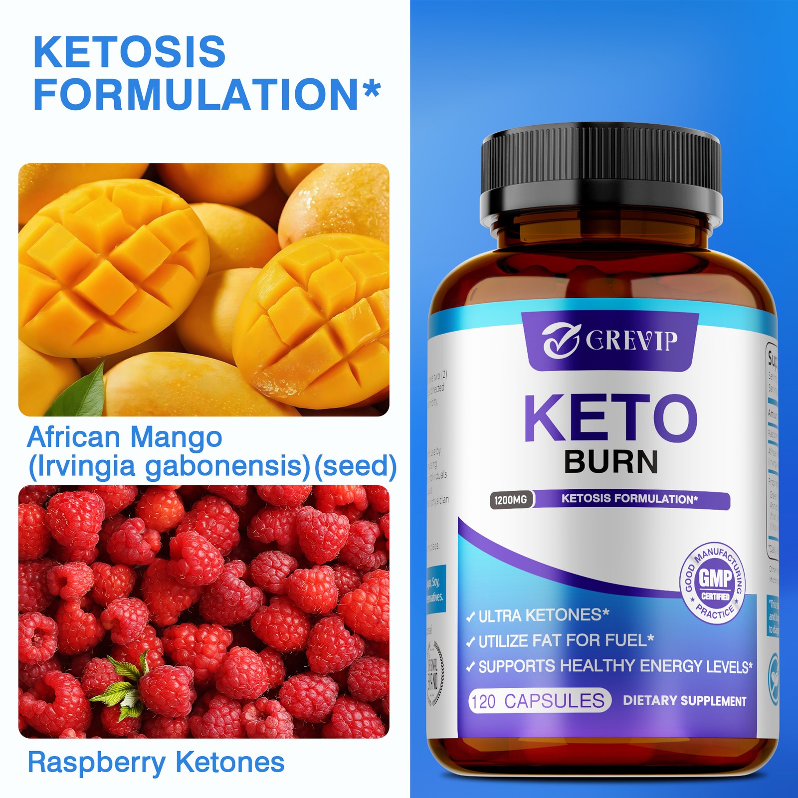 KETO 120pcs – Detoxifies, Metabolism, Suppresses Appetite, Replenishes Energy