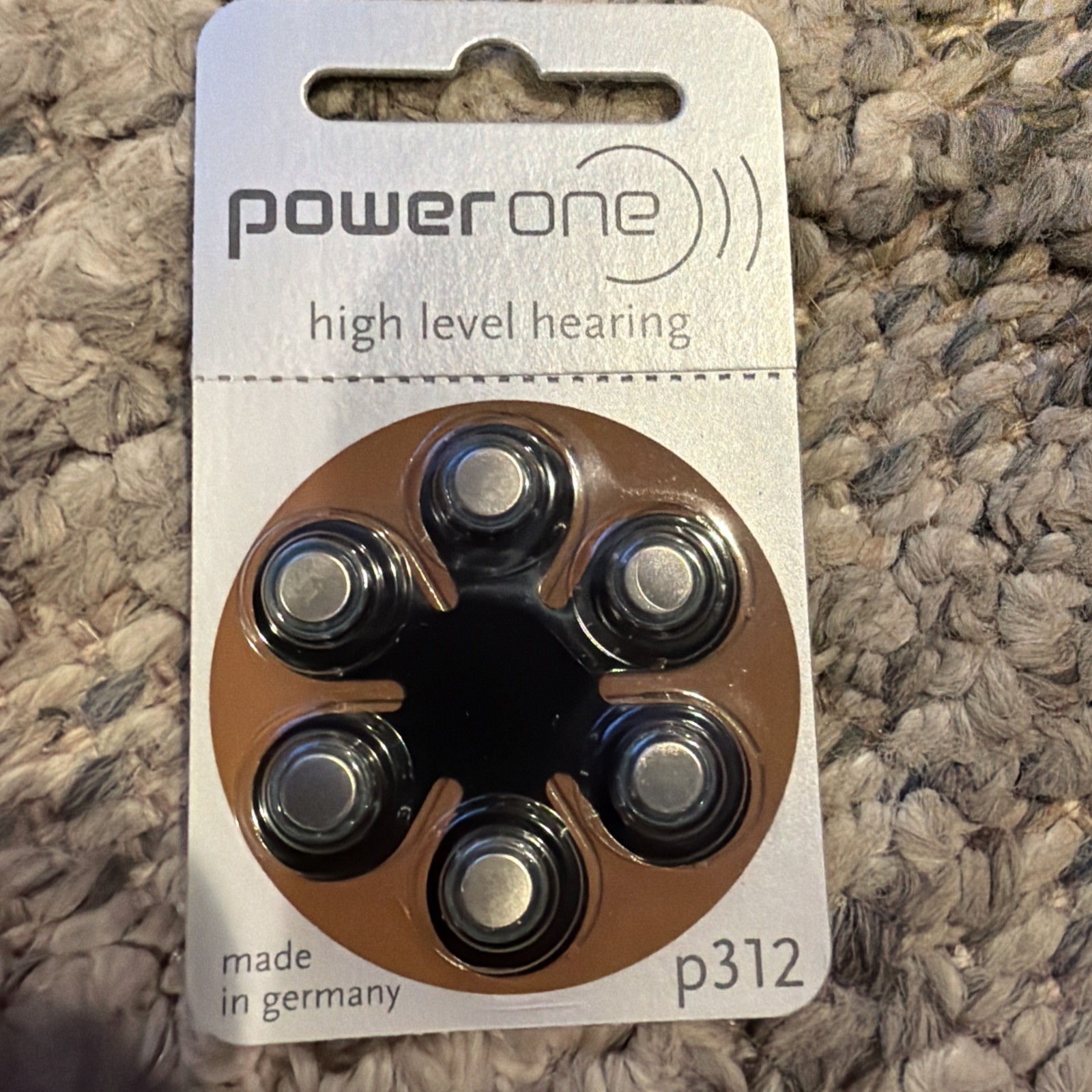 New PowerOne p312 Zinc Air 1.4v cells 2 Box 20×6 packs=120 Cells Total; Expired