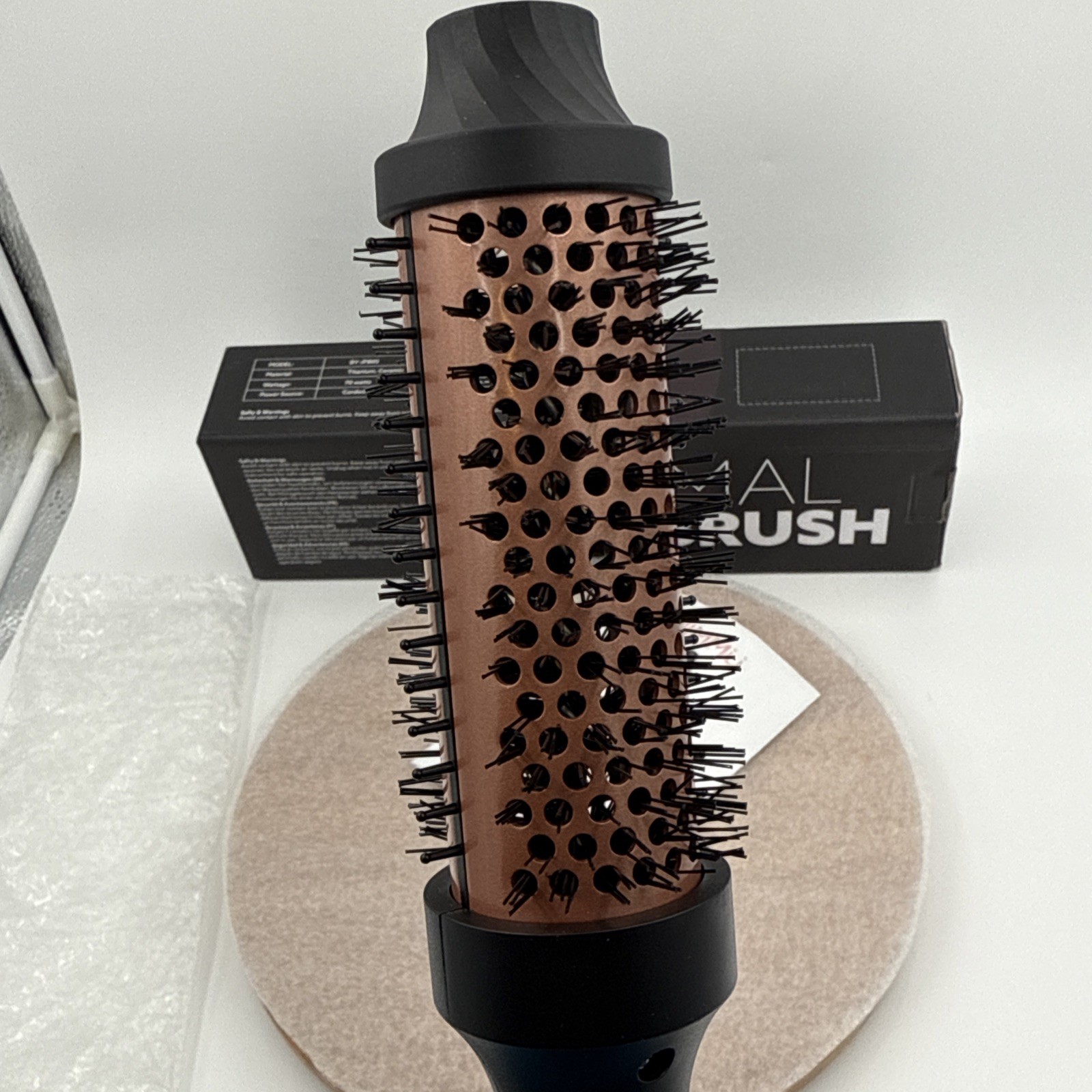 1.5″ Heated Round Thermal Brush Ceramic Ion 430 ∘ F Styling BY-JFB05
