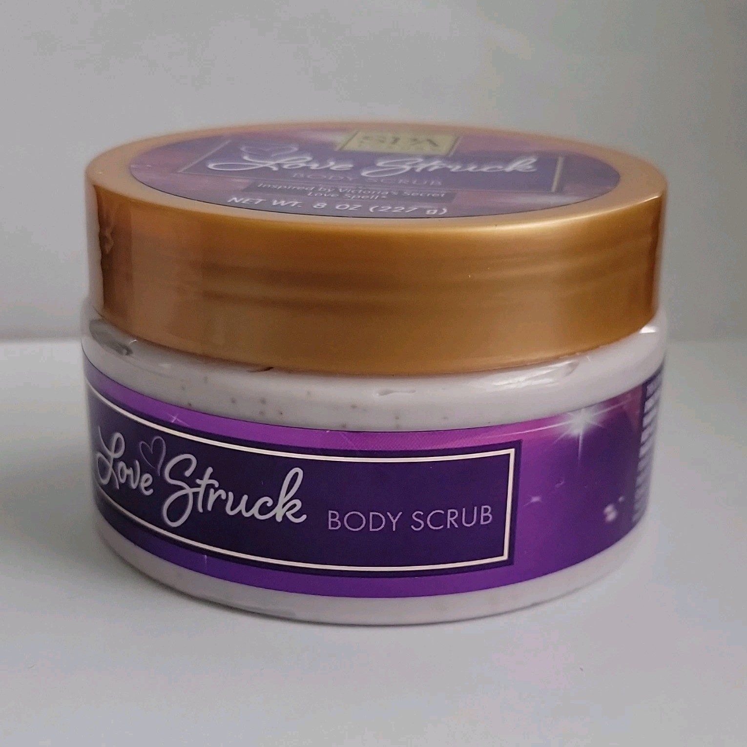 Dove Struck Body Scrub Shea Butter Exfoliating 10 oz 1/4 Moisturizing Cream