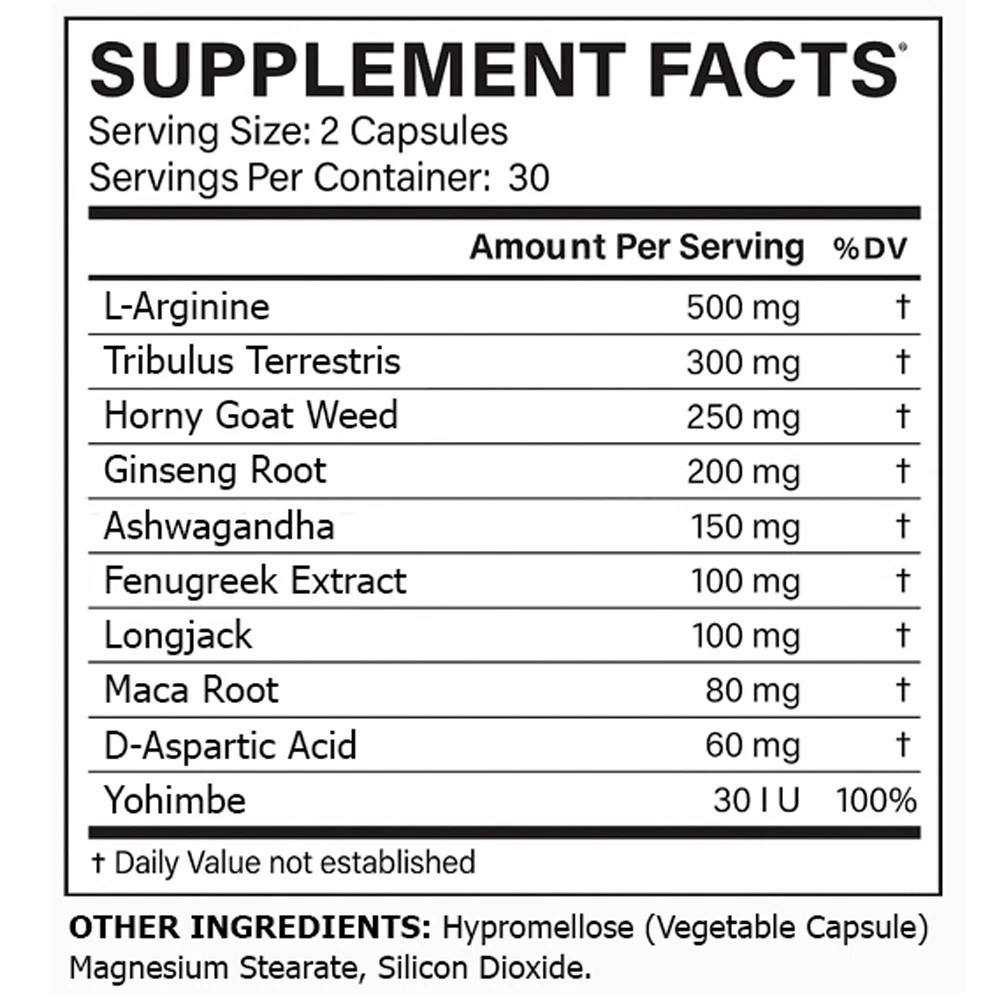 Huge Load Formula Optimizes Strength, Boost Performance and Stamina ( 2 Pack )