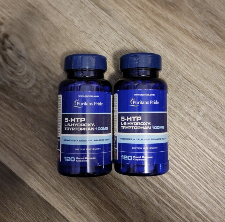 Puritan’s Pride 5-HTP 100 mg (Griffonia Simplicifolia) – 120 Capsules
