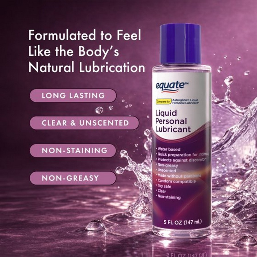 Equate Water Based Personal Lubricant Liquid, 5 oz Free Shipping US