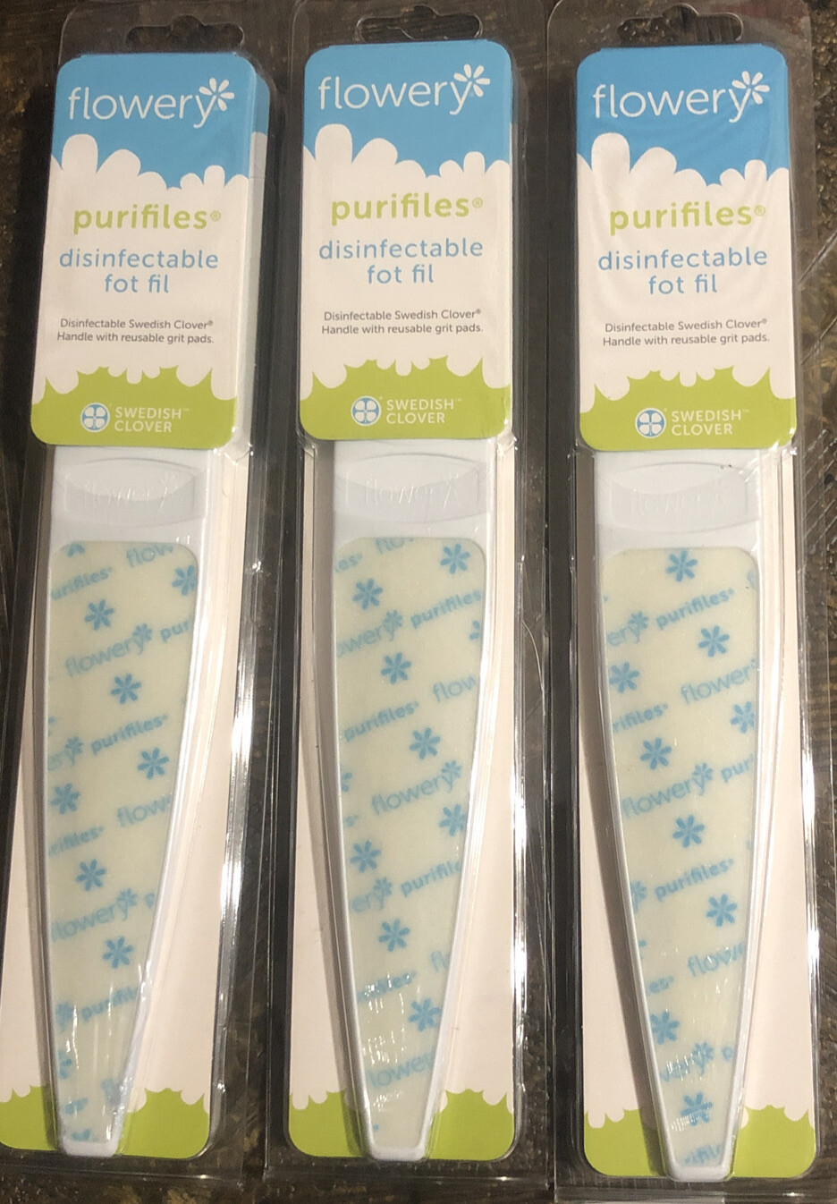 Flowery Purifiles Disinfectable Swedish Clover (3 Pack)