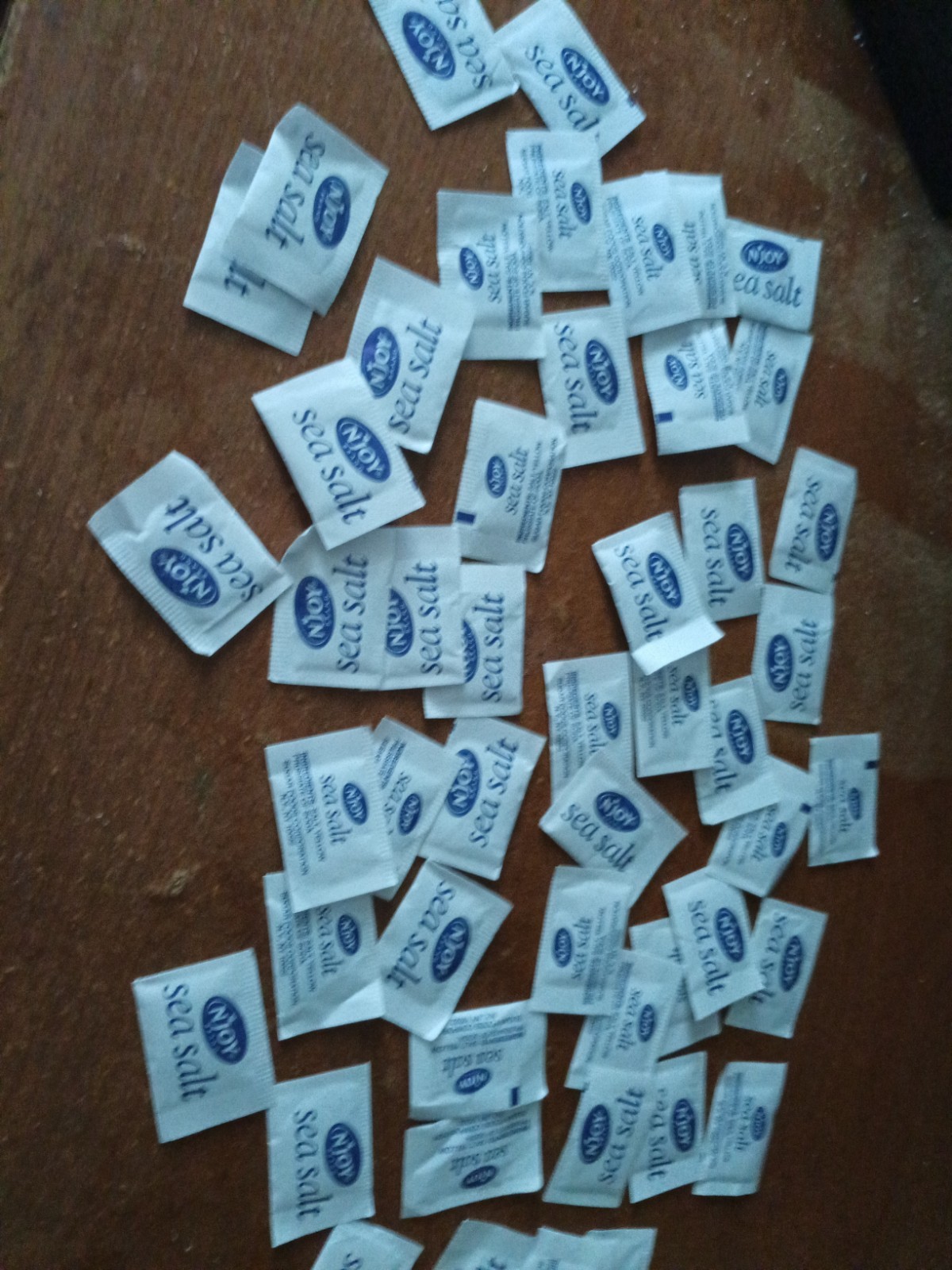 N’Joy Portion 50 Lil Packets Iodized Sea Salt Restaurant