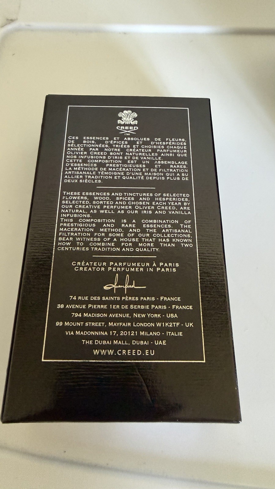 Creed Aventus Eau de Parfum Spray 3.3 fl oz Regular Size Flowers Wood Spices