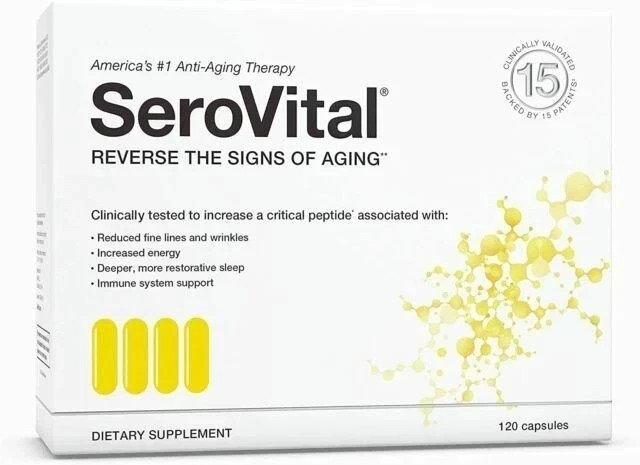 SeroVital Reverse The Signs of Aging Dietary Supplement – 120 Capsules