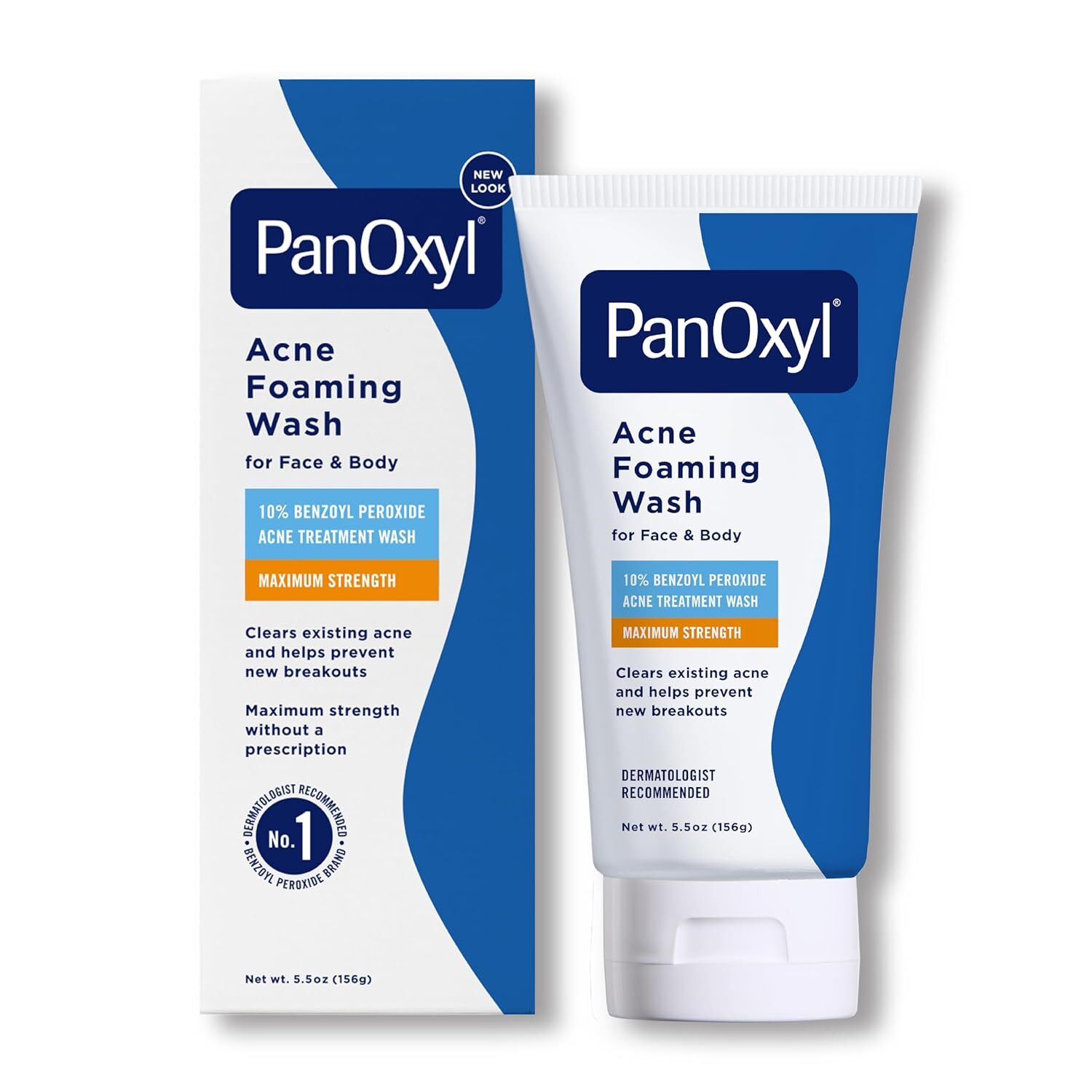 PanOxyl Acne Foaming Wash Benzoyl Peroxide 10% Maximum Strength Antimicrobial5.5