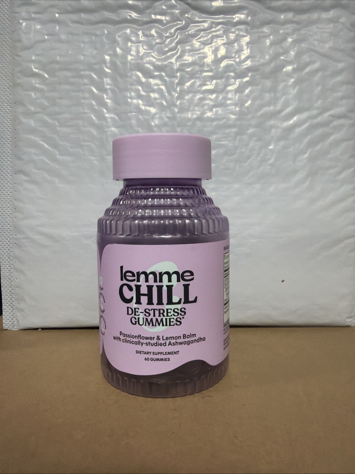 Lemme Chill De-Stress Gummies 60ct Ashwagandha Stress Relief