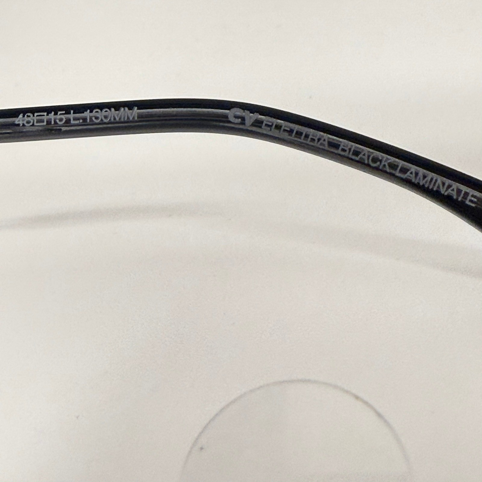 BCBGMAXAZRIA Eyeglasses CV-EL-LIRA Black Laminate Petite Fit 48-15-130 Italy