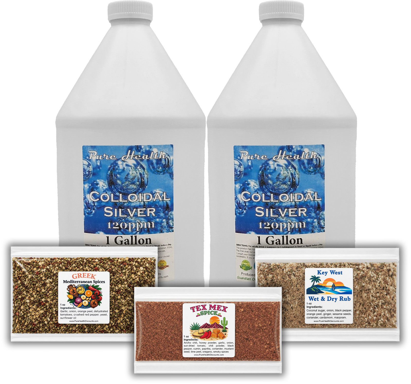 Colloidal Silver & Spice Bundle A