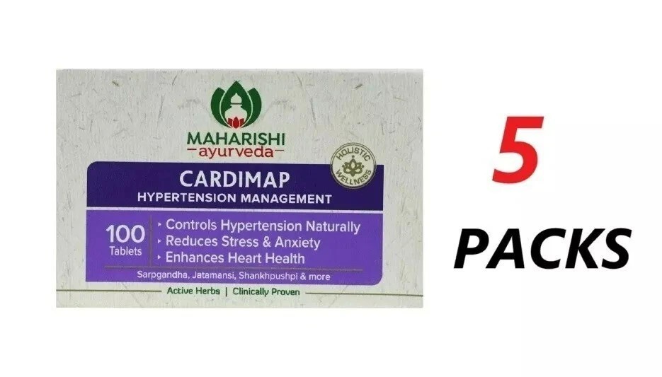 Maharishi Ayurveda Cardimap 500 Tabs With Long Expiry & Free Shipping