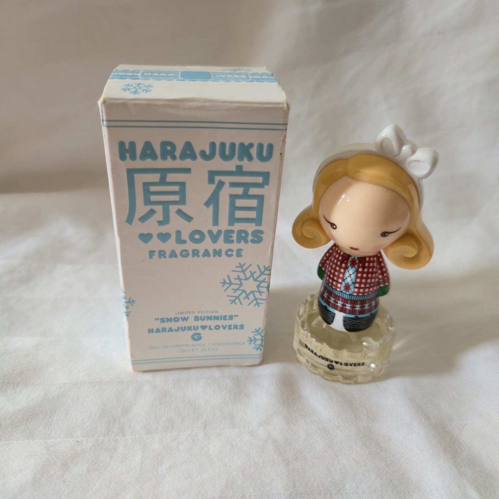 Harajuku Lovers Snow Bunnies G by Gwen Stefani 0.33 oz 10 ml EDT spray NEW BOXED