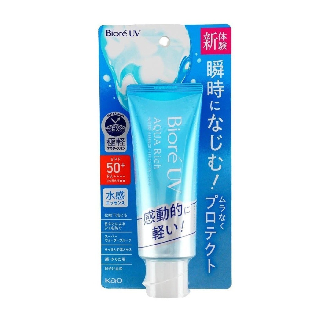 Biore UV Aqua Rich Watery Essence SPF50+ PA++++ Japanese Sunscreen 70g – 6 Pack