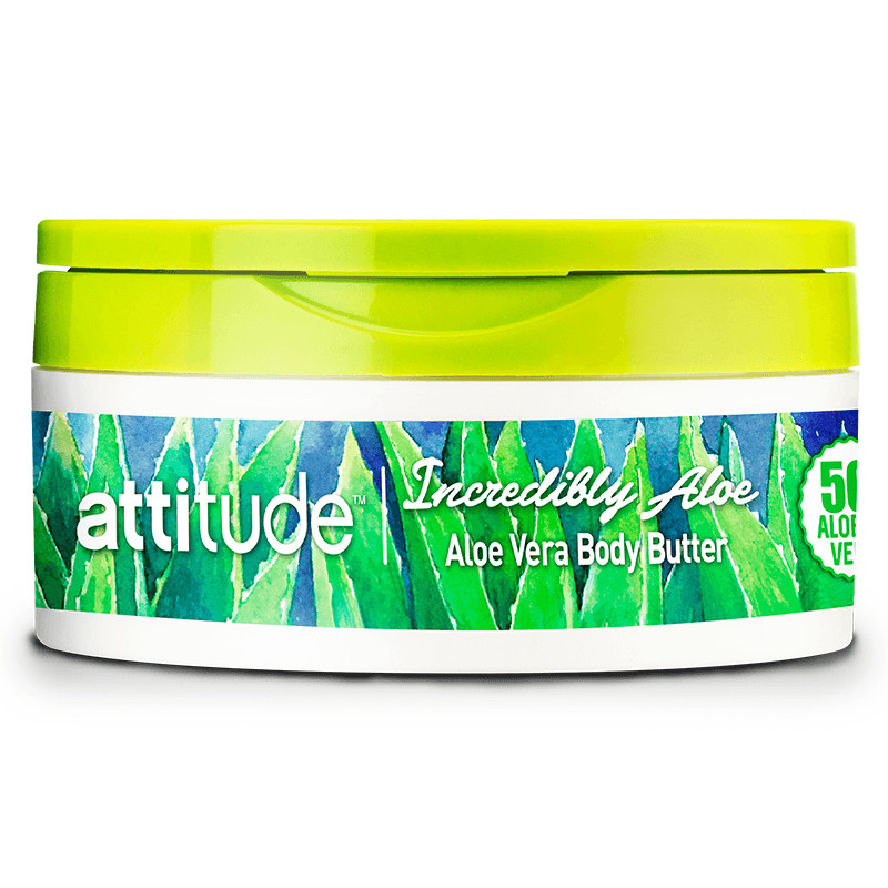 attitude™ Aloe Vera Body | Butter Cream | Deep Moisturizing Skin Care | 200G Jar