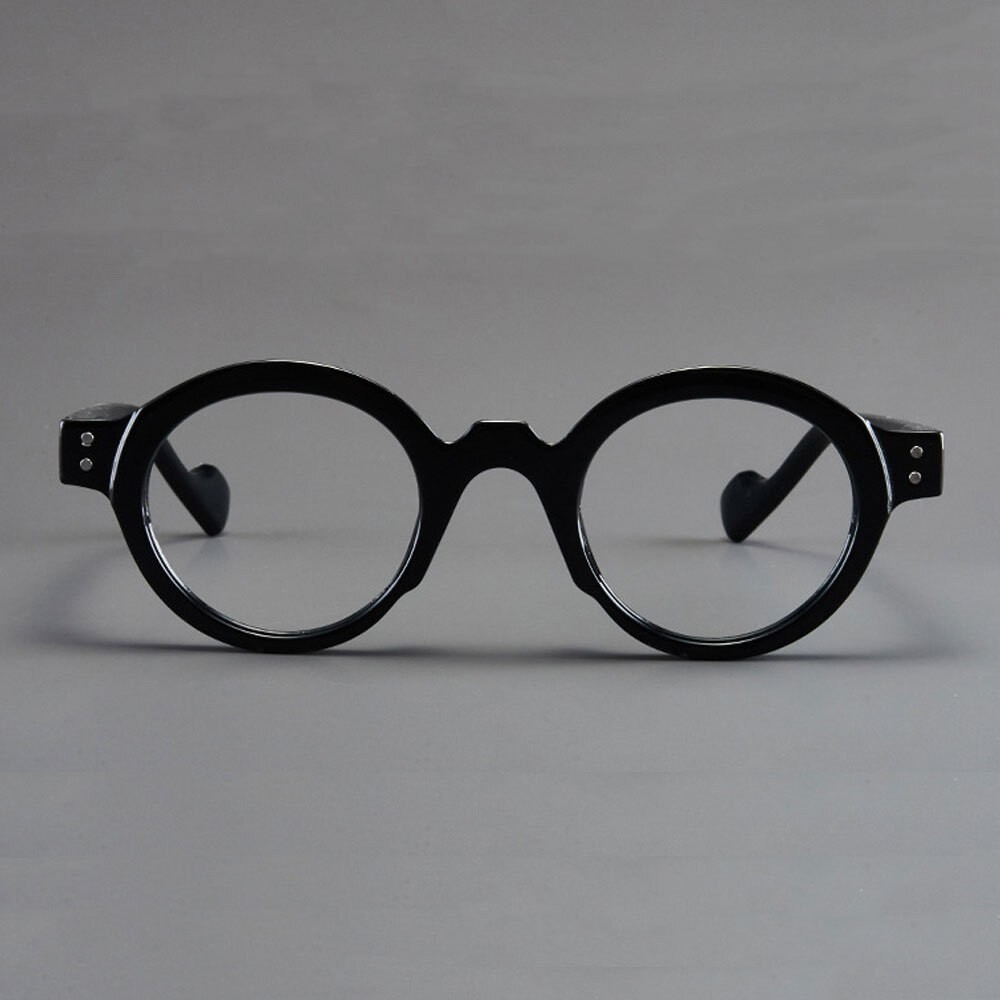 Round Reading Glasses Anti-Blue Light Presbyopia Glasses Vintage Readers PC