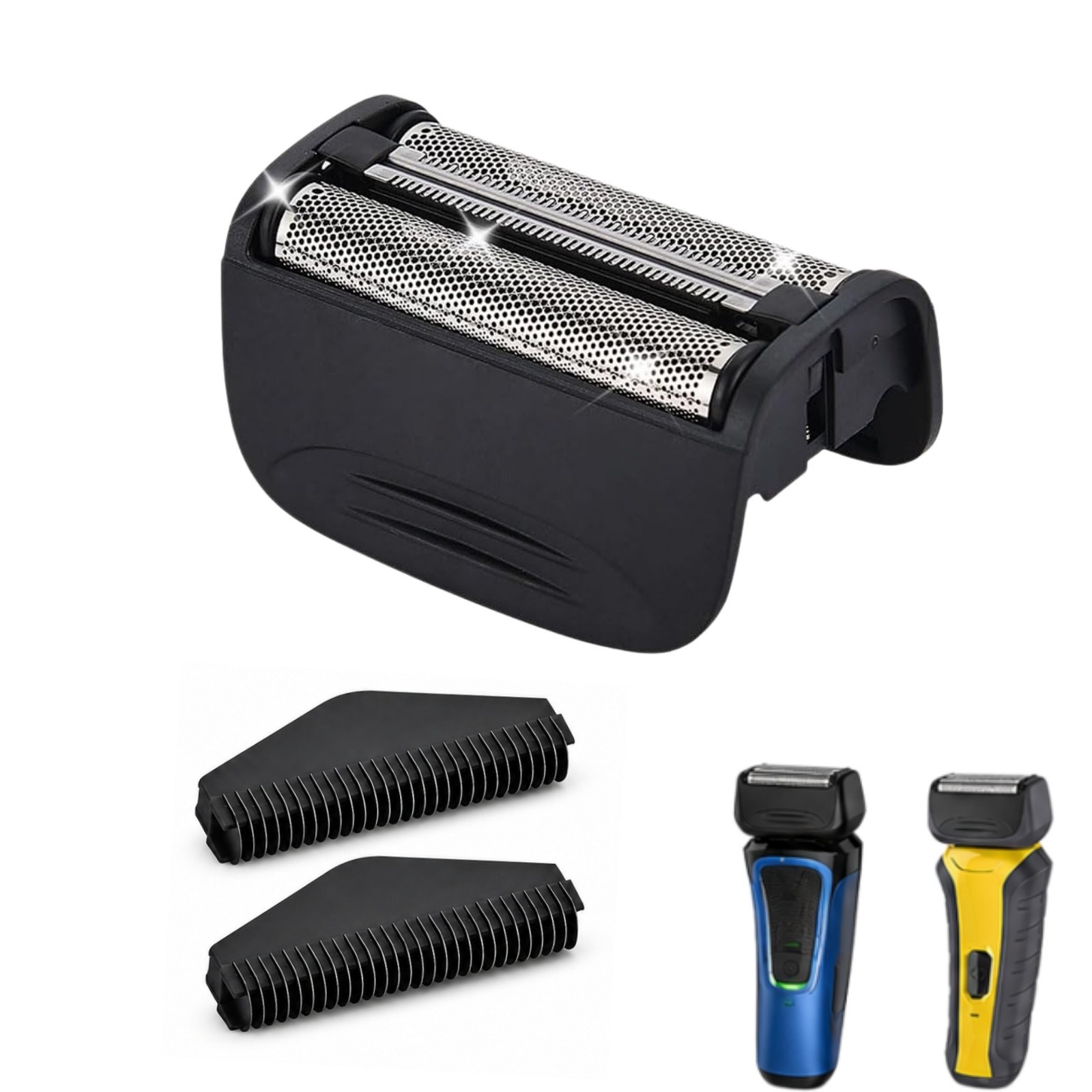 Replacement Foil Head for Remington PF7400 PF7500 PF7580 PF7600 Shaver Black 1Pc