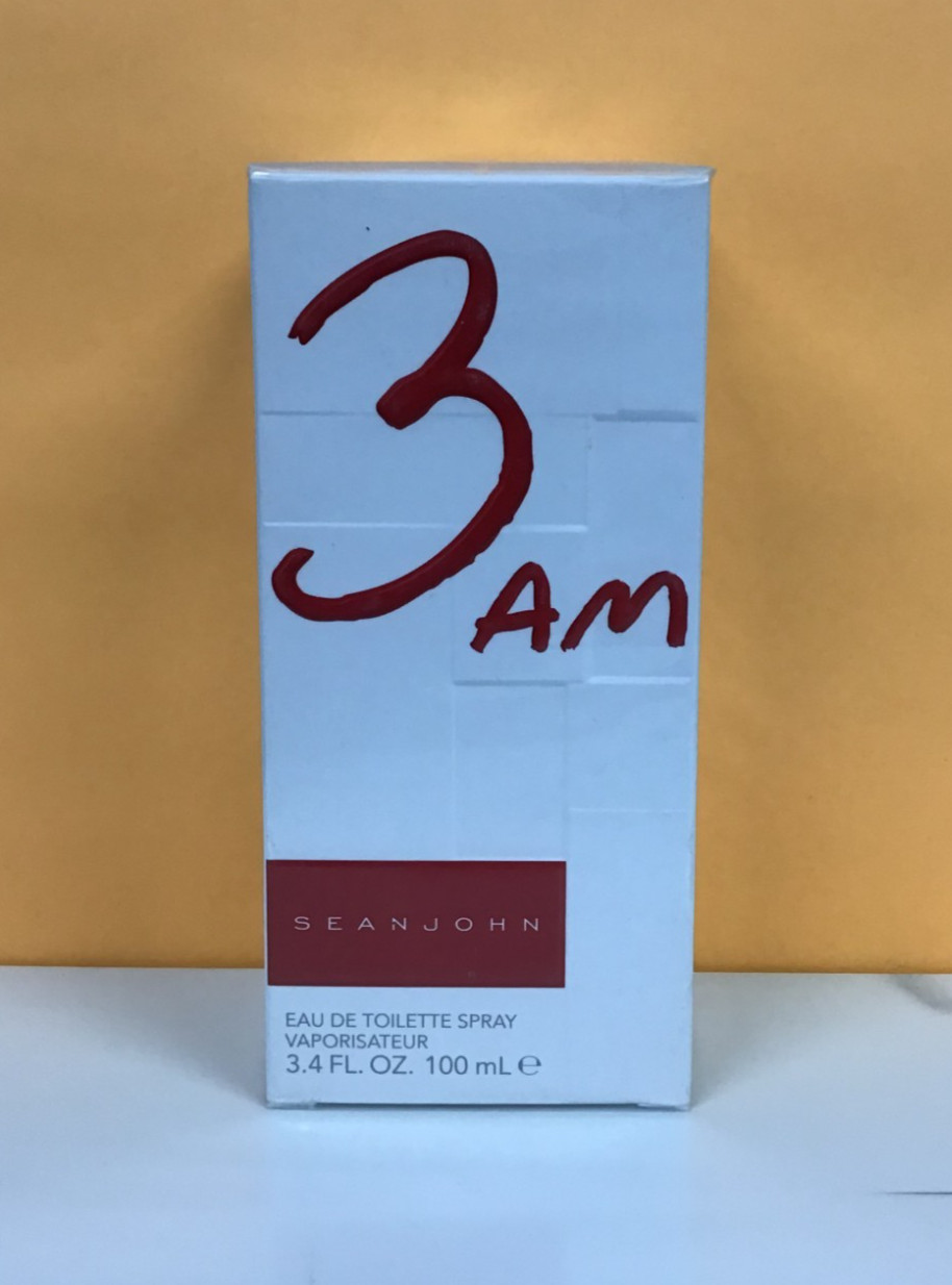 Sean John 3AM Men Eau De Toilette Spray 3.4 / 3.3 oz OLD FORMULA RARE VINTAGE