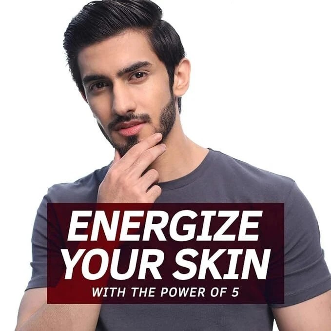 Ustraa Power Face Wash Energize and De-Tan – 100g No Parabens, No Silicone