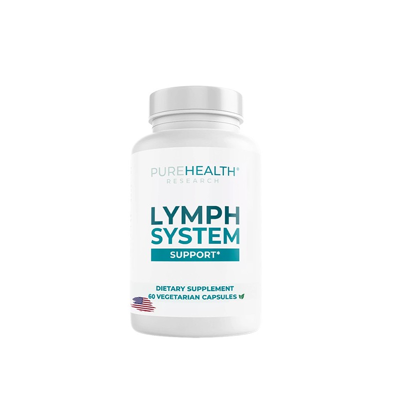 PureHealth System Lymph Research Caps – Reduces lymphatic swelling, Assistance