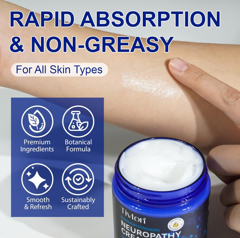 NEW Crema Recomendada Para El Alivio Del Dolor Muscular, De Espalda Y Rodillas
