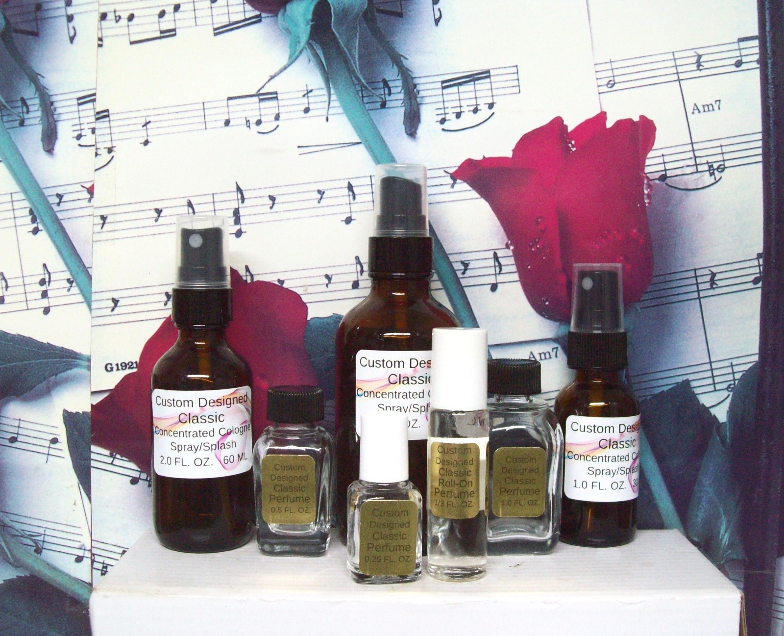 Custom Designed Classic Calyx Perfume, Cologne. Select Option.