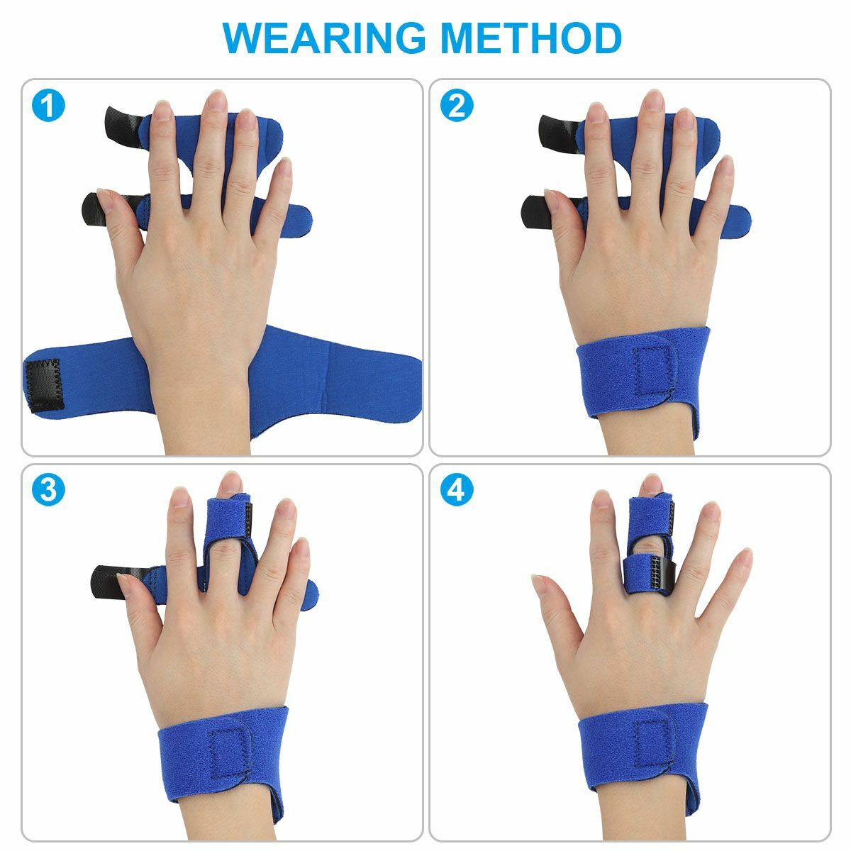 Relief Finger Trigger Splint Brace Straightening Curved Locked Mallet Unisex