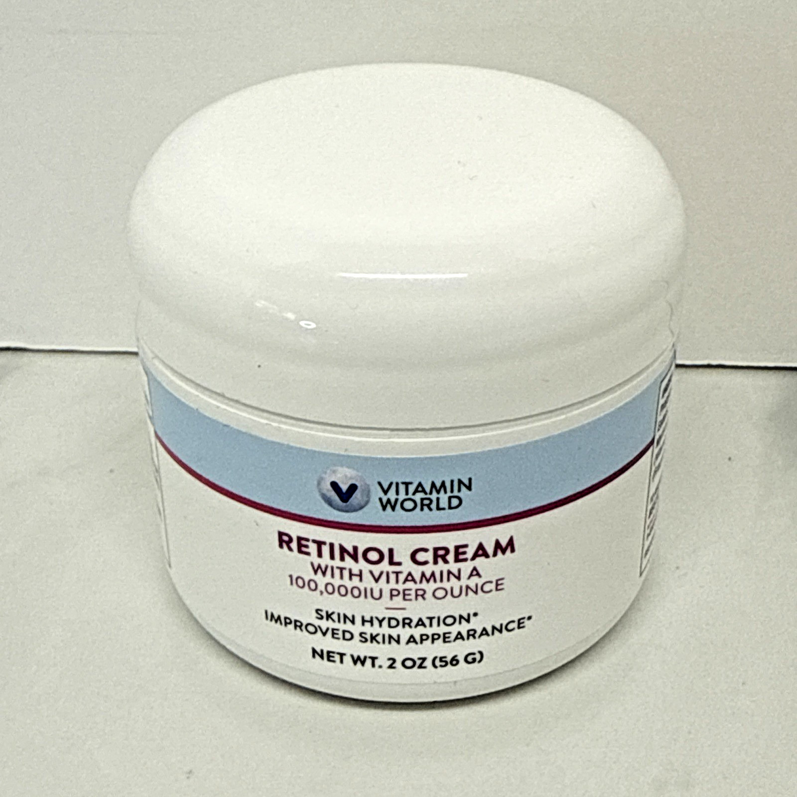 Vitamin World Retinol Cream Vitamin A 100,000 IU 2 oz. Face Cream (New-Sealed)