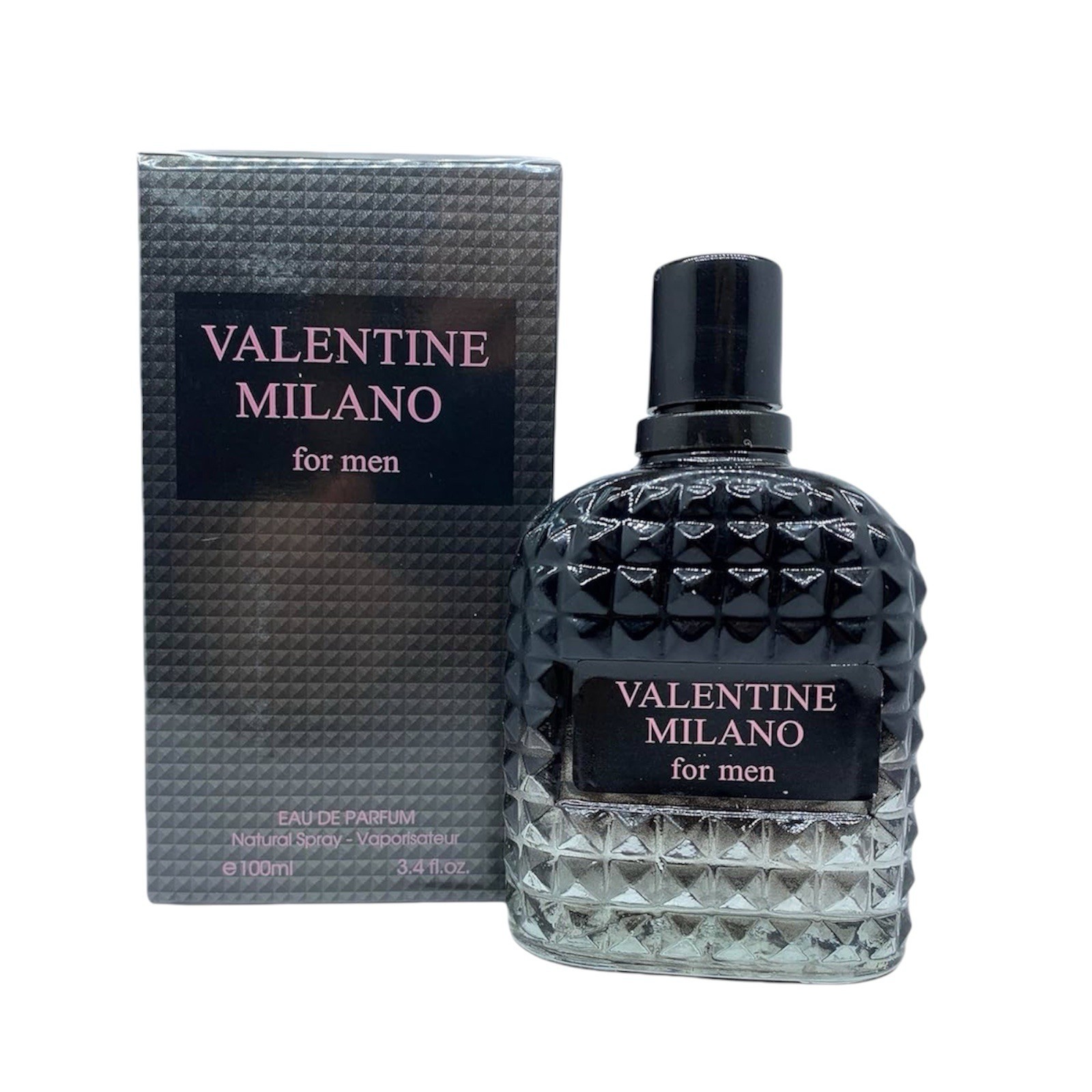 Valentine Milano for Men Eau De Parfum 3.4 oz / 100ml EDP Spray Brand New