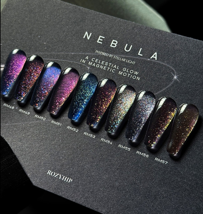 ROZYHIP Nebula Magnet Gel Collection Soak Off Nail Gel K-Beauty