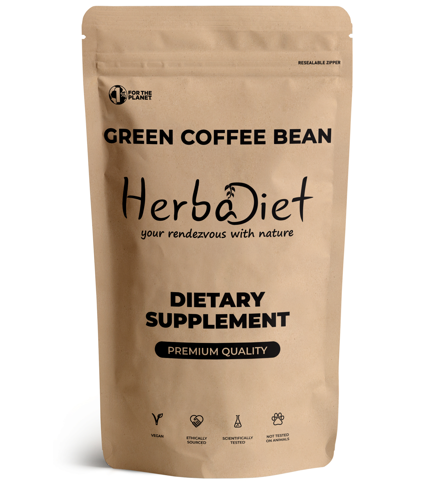 Green Coffee Bean Extract Powder 8000mg – Natural Fat Burner & Weight Loss Suppo