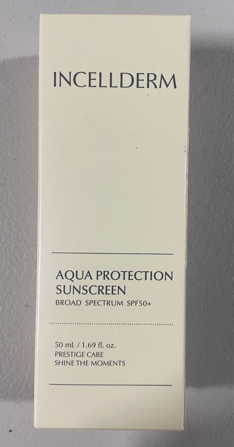 Incellderm Aqua Protection Sunscreen Broad Spectrum SPF50+ Exp 05/26