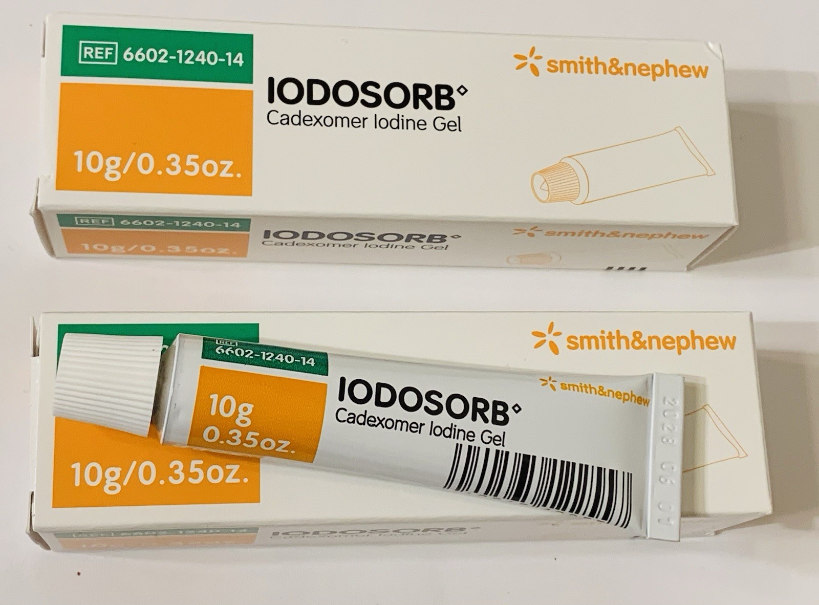 3-Tubes Smith & Nephew Iodosorb Cadexomer Iodine Gel Dressing 0.35oz EXP2028/06