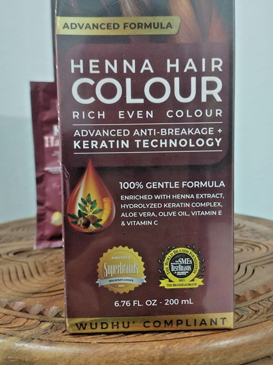 3X 200ml INAI REPUBLIC HENNA HAIR COLOUR SET FREE 2 HAIR MASK HALAL Malaysia