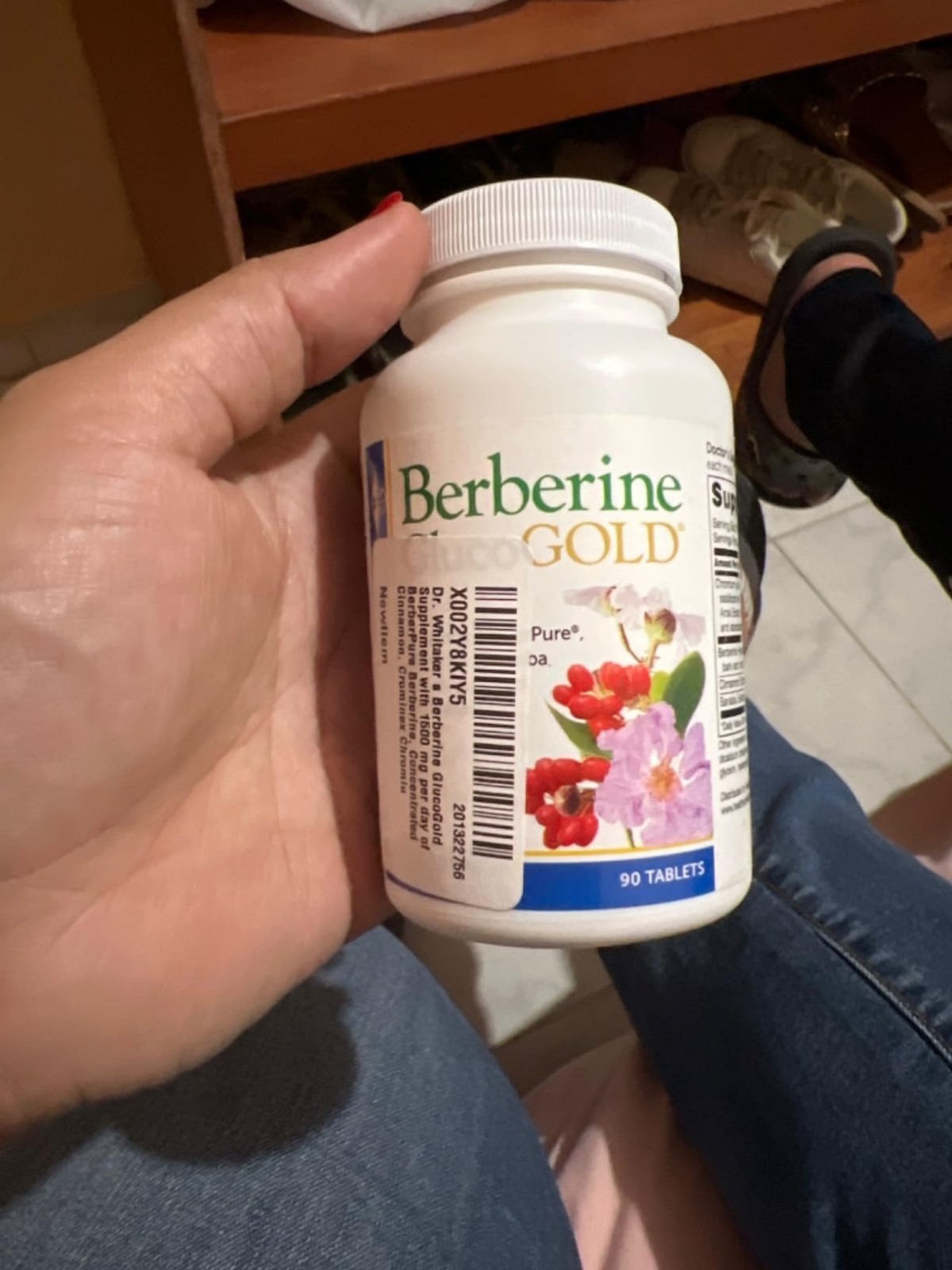 Dr. Whitaker GlucoGold Berberine 90 Tablets – New And Sealed – 12/2027