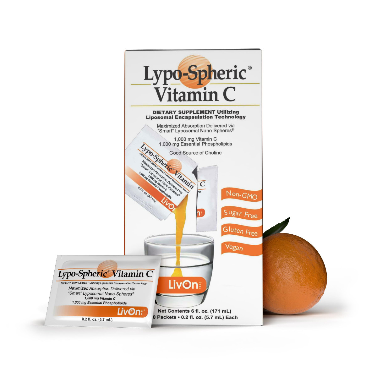 Livon Laboratories Lypospheric Liposomal Vitamin C 1000Mg – No Sugar Immune
