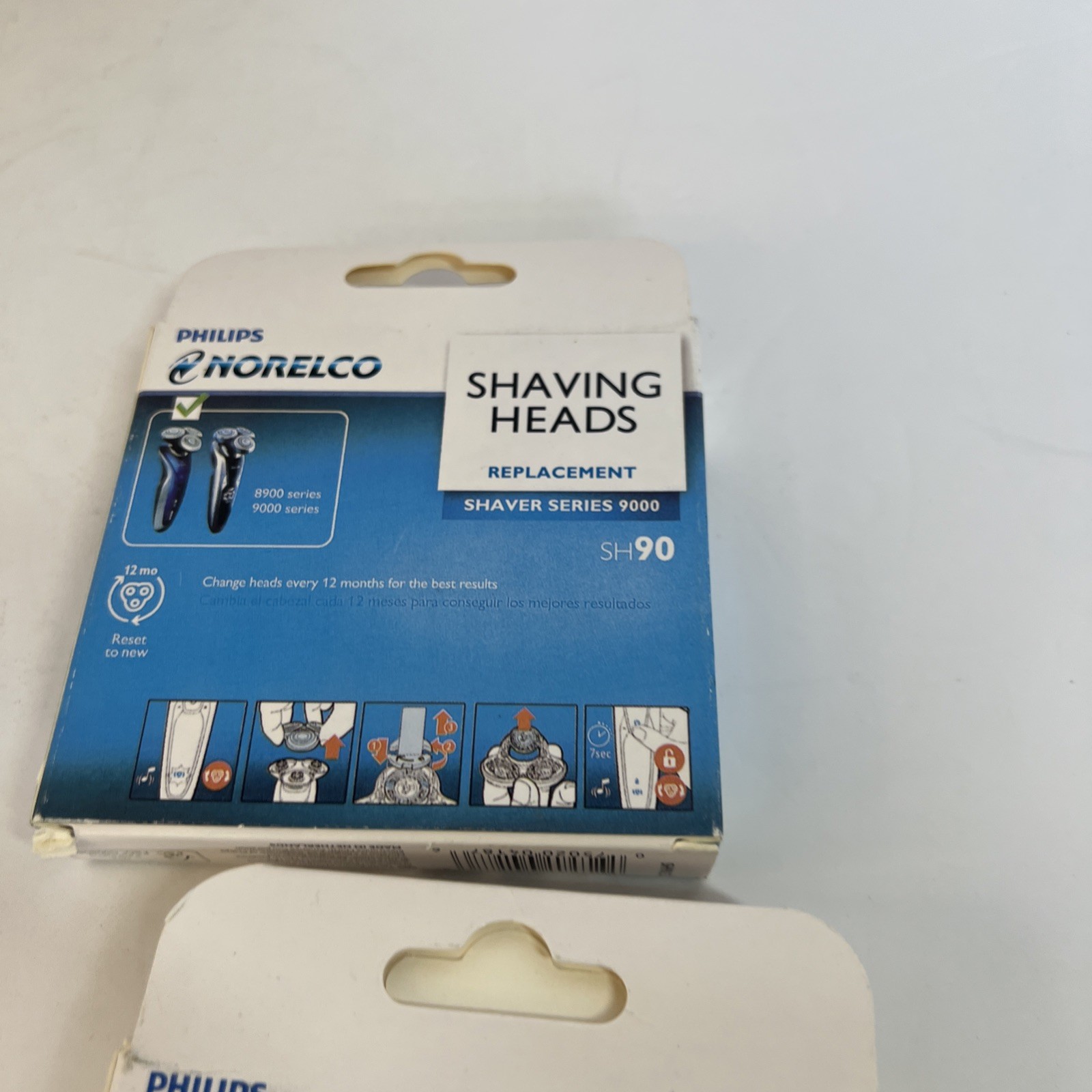 SH90 2pcs Philips Replacement Shaver Heads for Norelco Series S9000 S8000 S9311