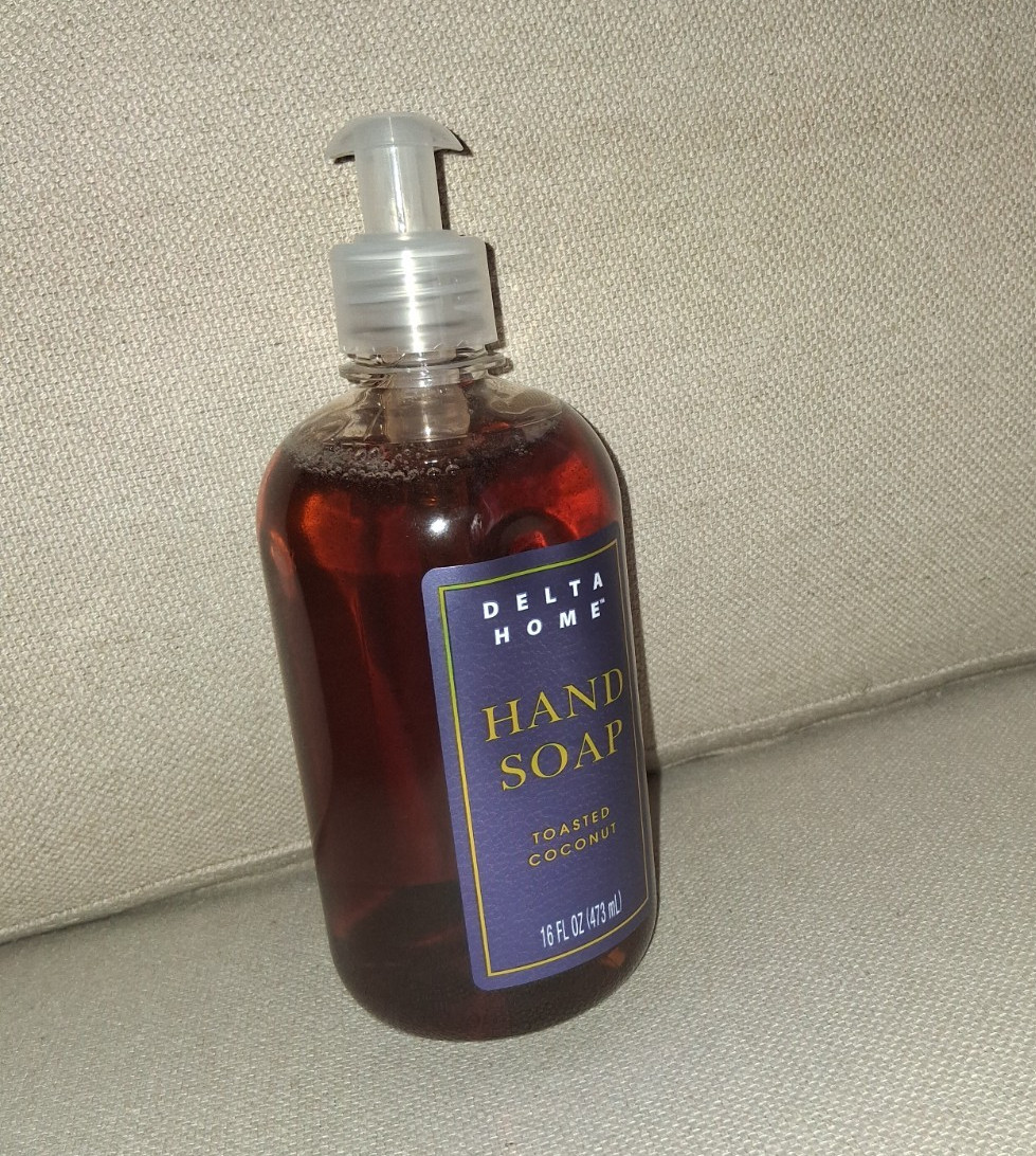 Delta Home Toasted Coconut Liquid Hand Wash Cruelty-Free 16 fl oz (473 mL)
