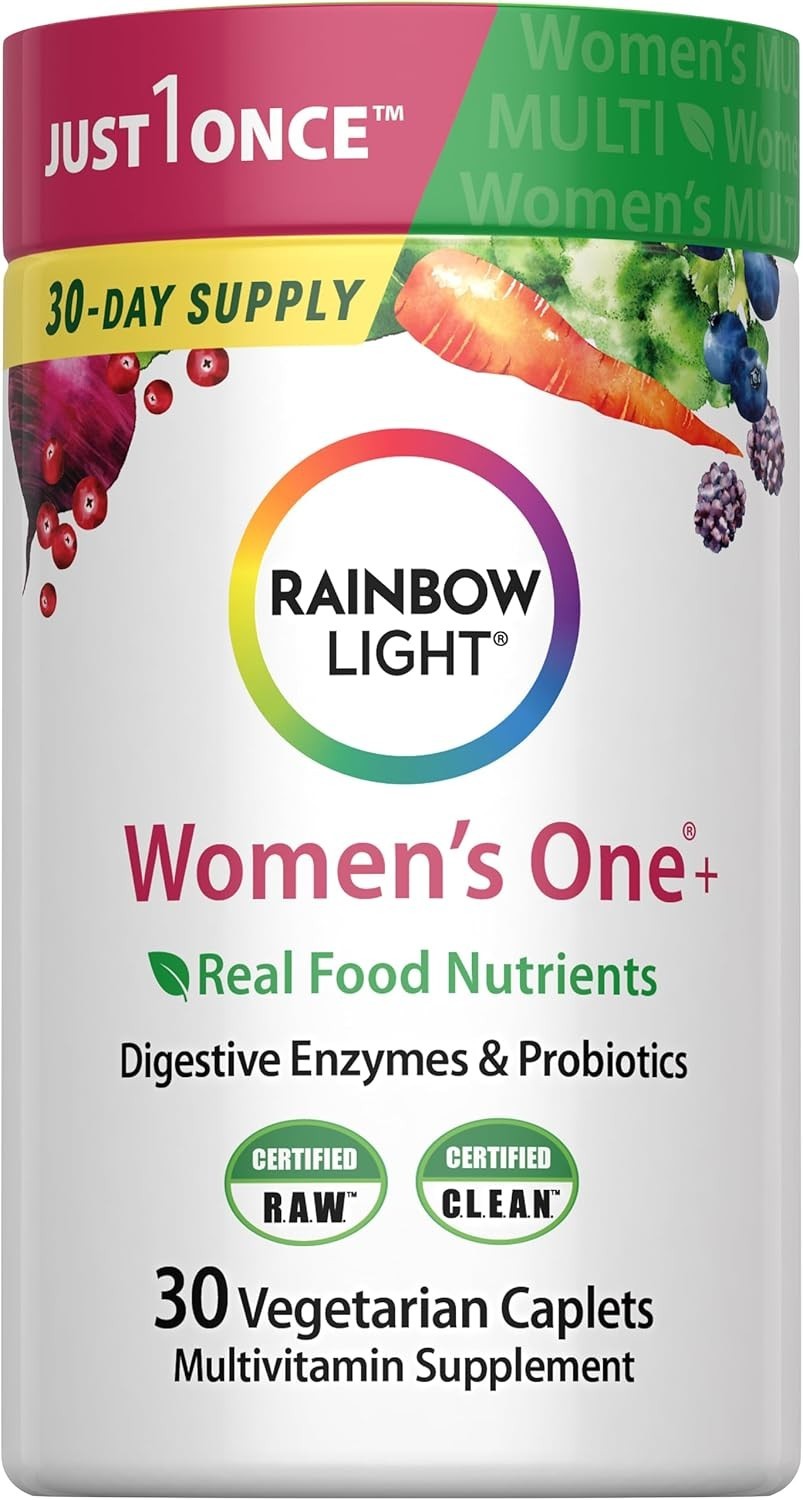Rainbow Light Womens One High-Potency Daily Multivitamin, Womens Multivitamin
