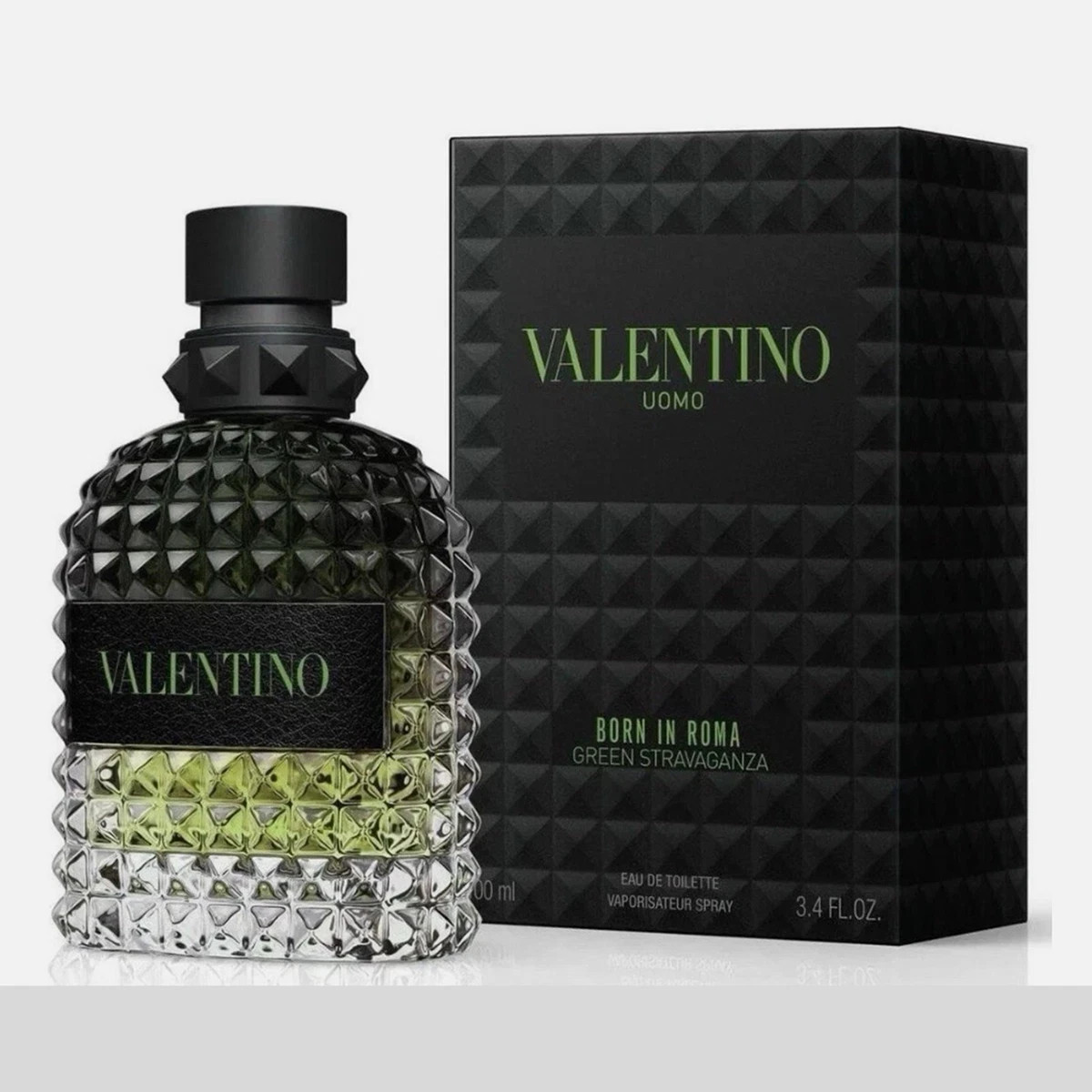 Valentino Uomo Born In Roma Green Stravaganza 3.4 oz/100ml EDT Spray New In Box
