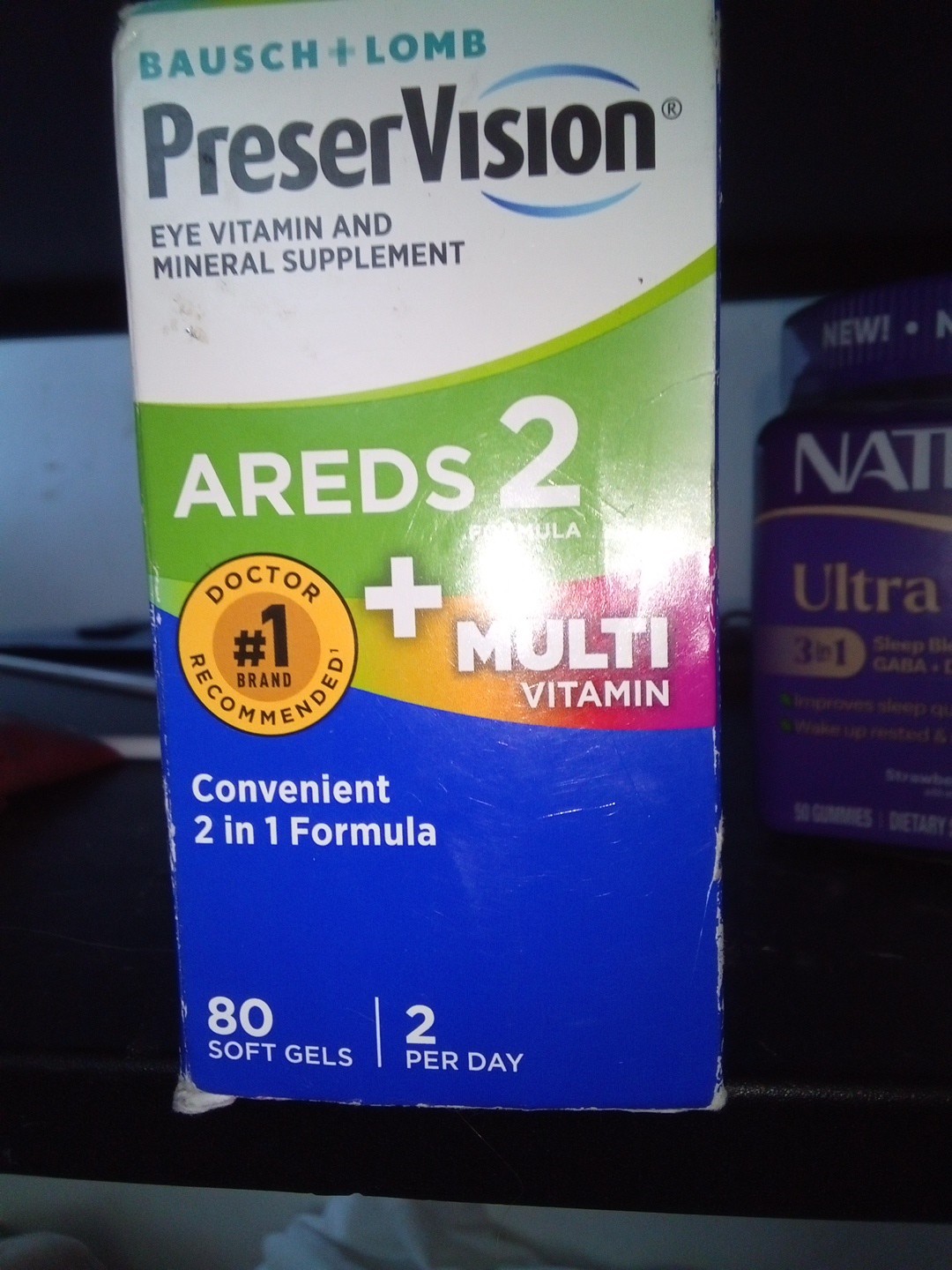 Bausch & Lomb PreserVision AREDS 2 + Multi Vitamin – 80 Soft Gels