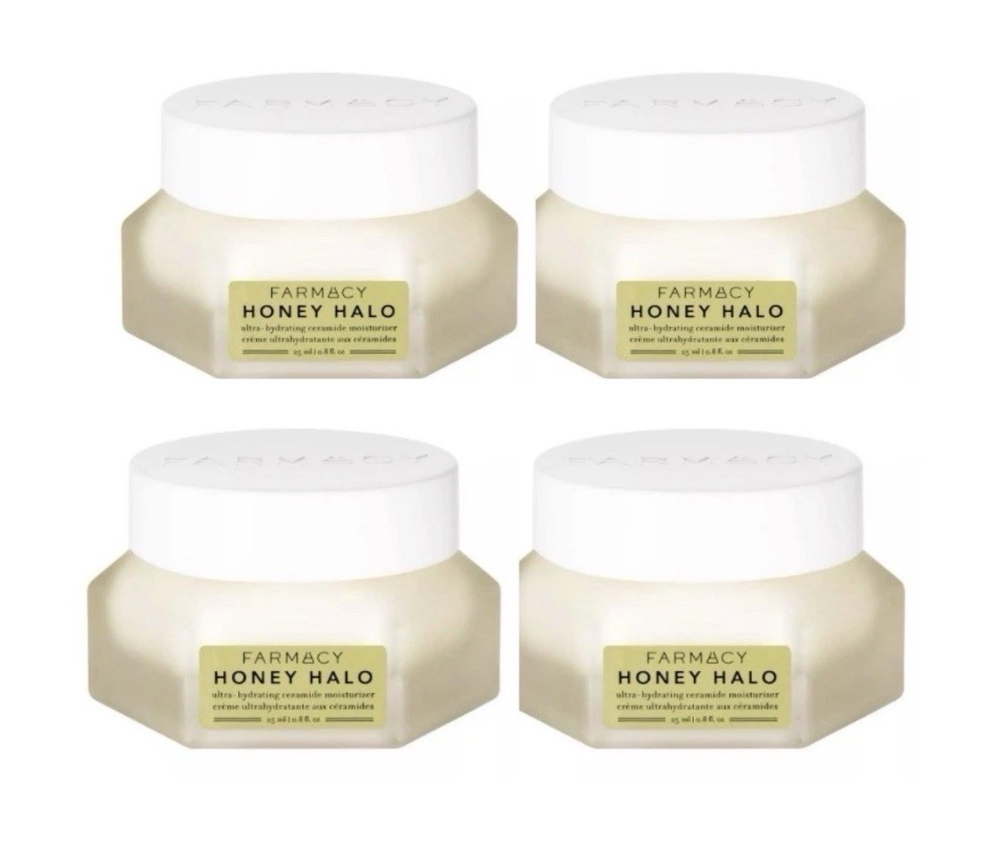 Farmacy Ceramide Face Moisturizer Honey Halo 0.8 oz (4 pack)