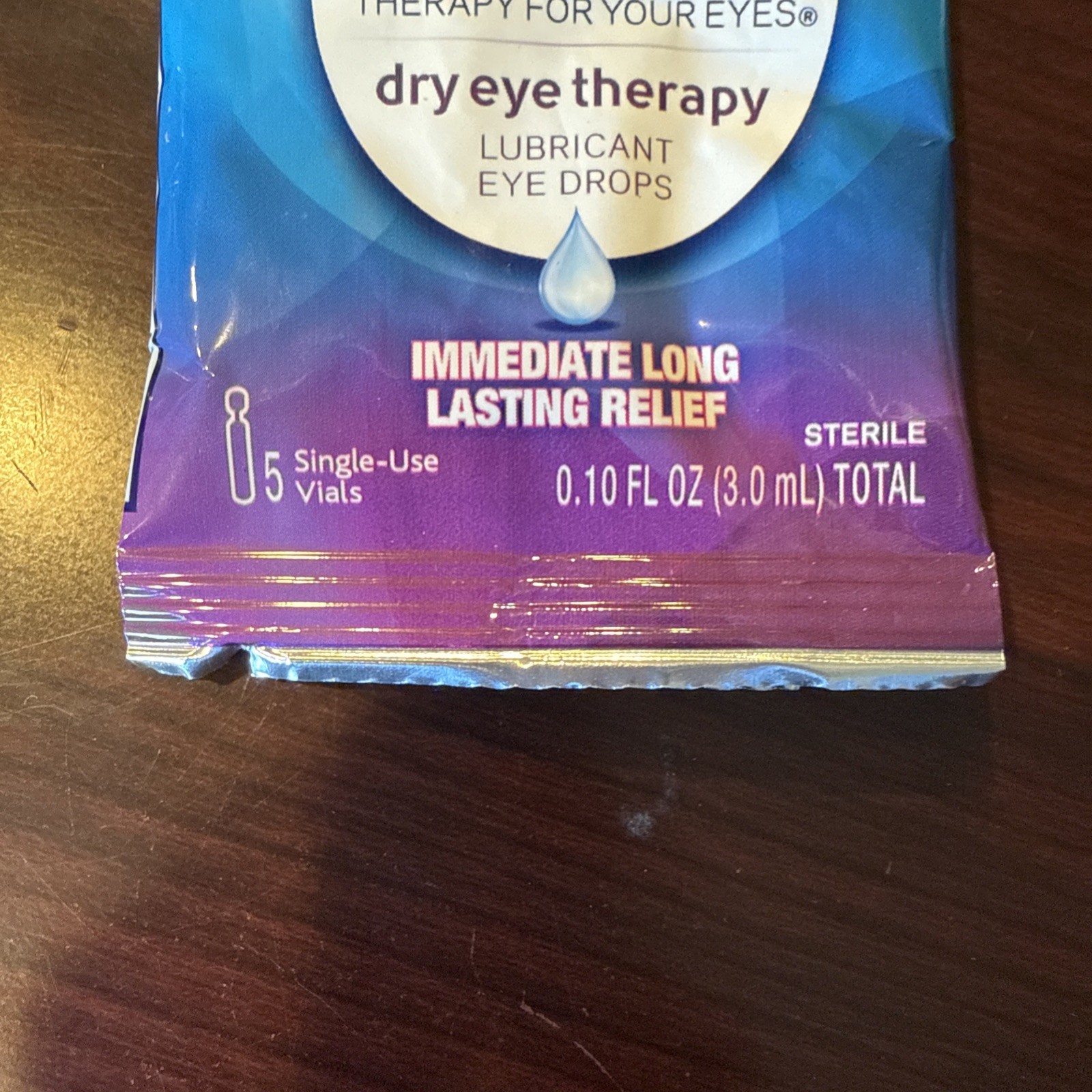 Thera Tears Eye Drops – Dry Eye – 5 Single-Use Vials – 0.1 Fl. – NEW