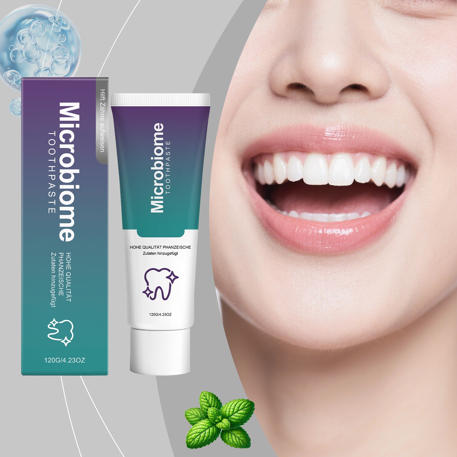 7.5% Hydroxyapatite Toothpaste Remove Yellow Tooth Stains For Sensitive Teeth