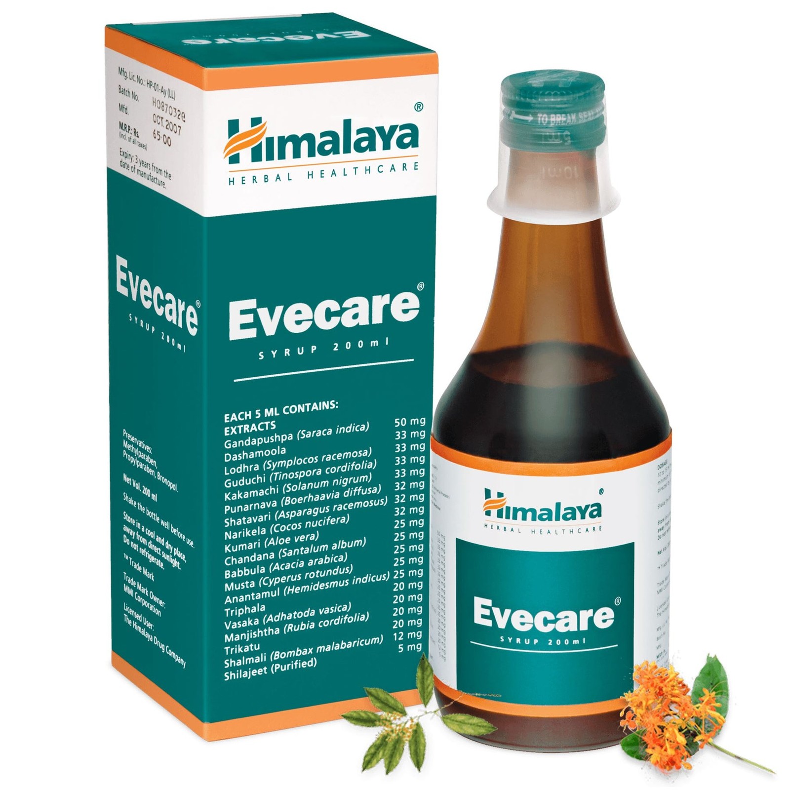 Evecare Syrup| Women’s Health, Hormonal Balance & Daily Wellness Support | 200Ml