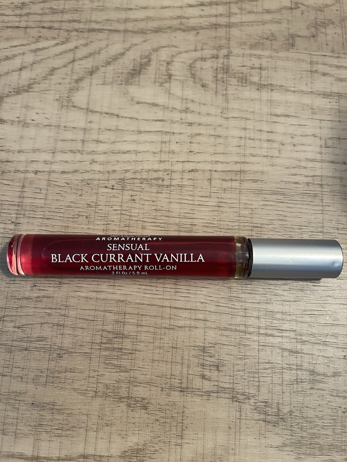 Bath & Body Works AROMATHERAPY SENSUAL Black Currant Vanilla Roll On Perfum Oil