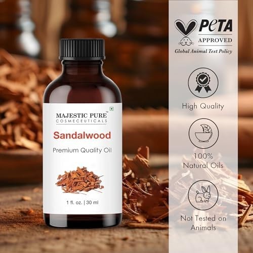 MAJESTIC PURE Sandalwood Essential Oil | 100% Pure and Natural Sandalwood Oil |