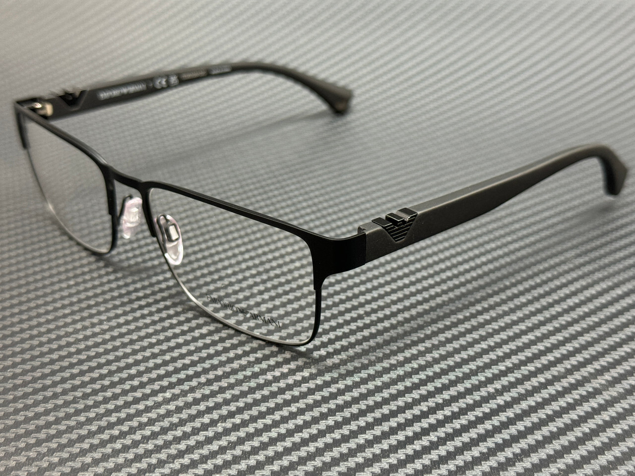 EMPORIO ARMANI EA1027 3001 Matte Black Men’s 55 mm Eyeglasses
