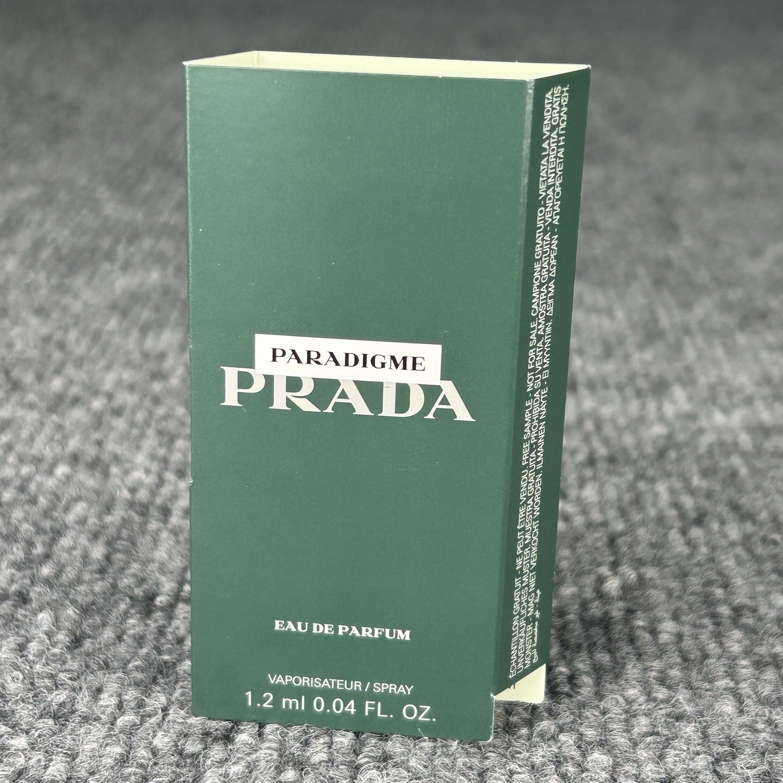 🔥 Prada Paradigme Eau de Parfum Travel Sample Spray .04oz/1.2ml *2025 Release*