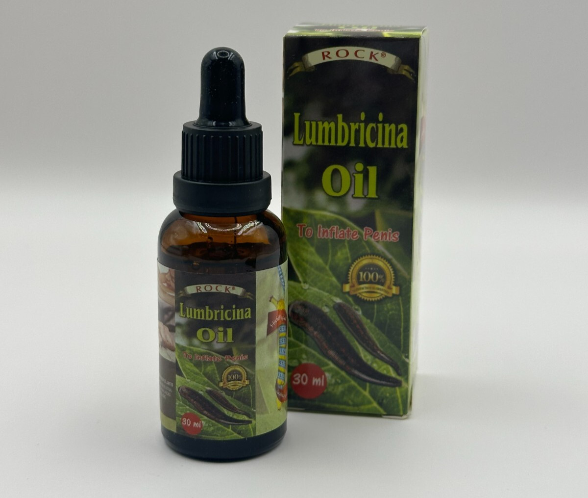 Leech Oil Mountain Green Rock Drops 30m Herbal Performance for Penis